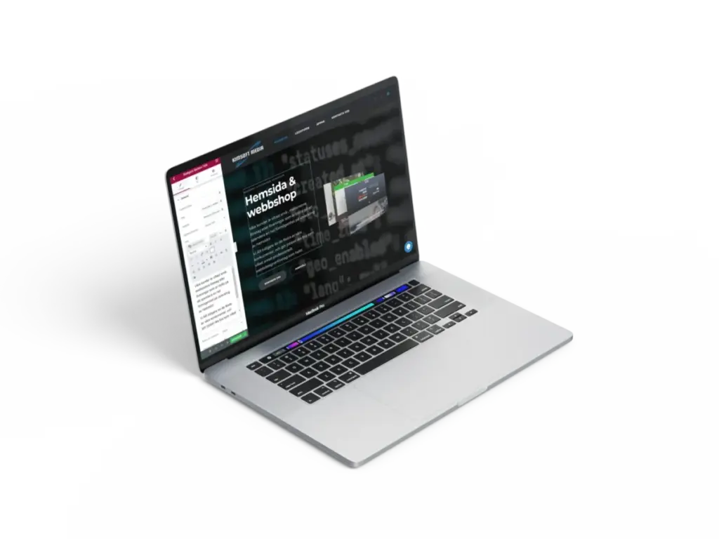 Webbplatser skapade med WordPress och Elementor av Kimsoft Media